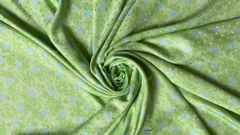 Pure Italian silk jacquard