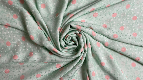 Pure Italian silk jacquard