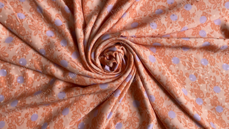 Pure Italian silk jacquard